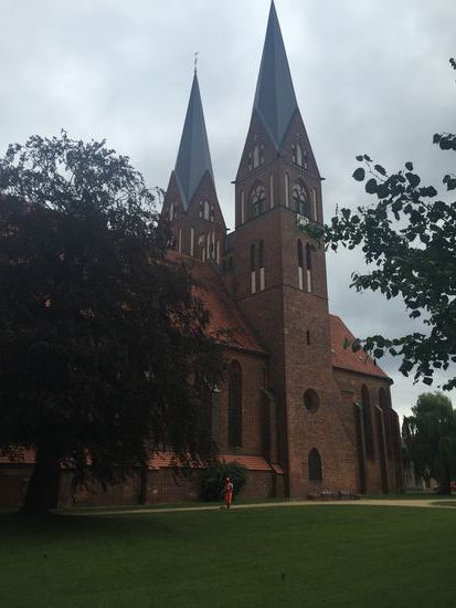 Attraktive Klinkerkirche