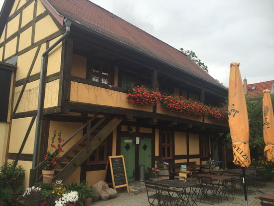 Hier haben wir dann zu abend gegessen