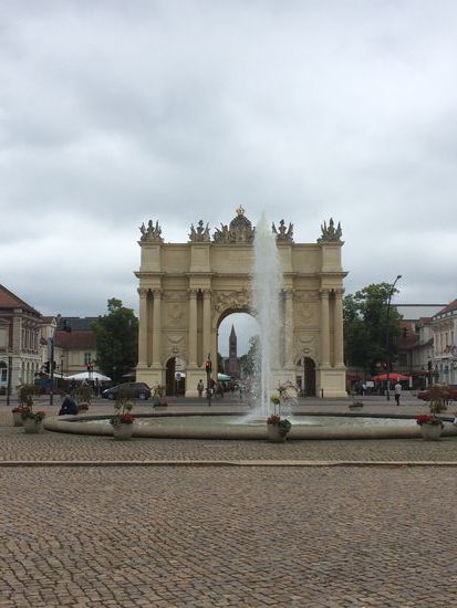 Wieder am Brandenburger Tor