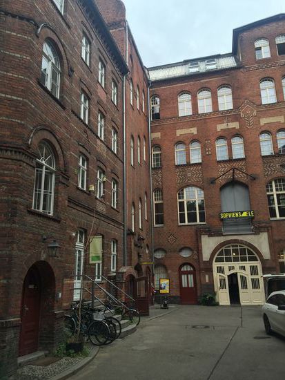 Hinterhof in der Sophienstrasse