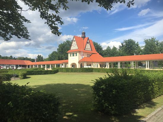 Hübscher Bahnhof in Bad Saarow