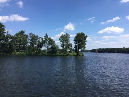 Da gehts nach Berlin (links müsst ihr fahren...)