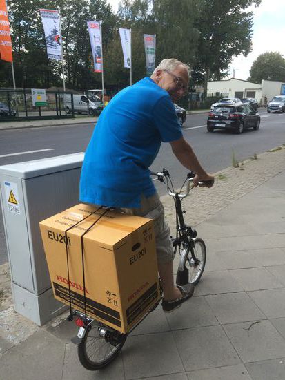 Das Brompton, ein braver Lastesel!