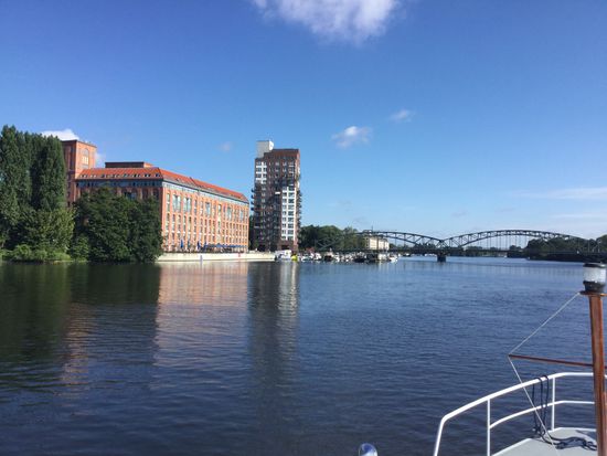 Start bei herrlichem Wetter