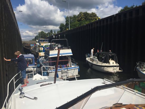 Chaos in der Schleuse