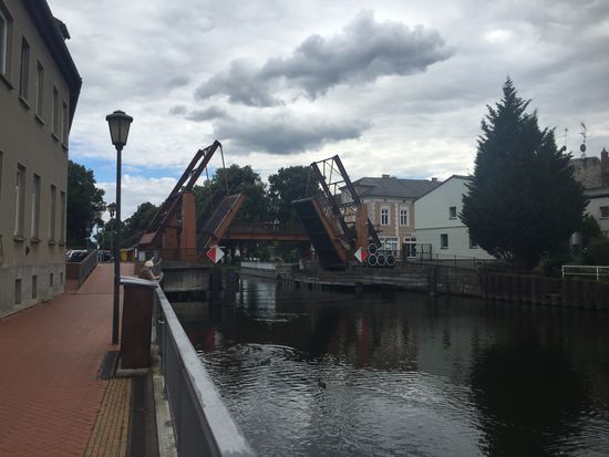 Klappbrücke in Zehdenick