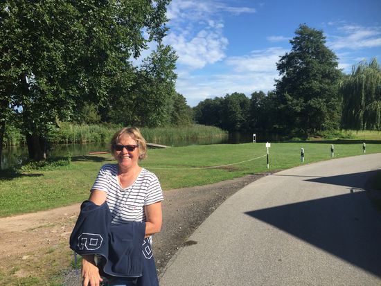 Mit dem Radl unterwegs am Kanal