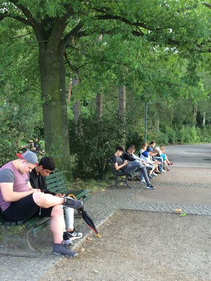 Hier scheinen viele Pokemons rumzulaufen