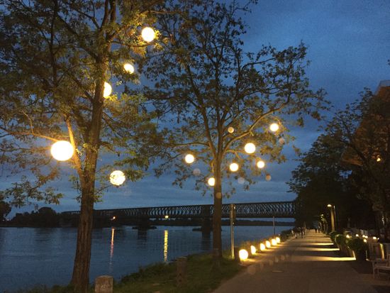 Schön auf der Seepromenade