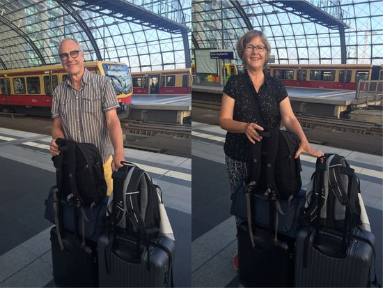 Abschlussfoto auf dem Berliner Hauptbahnhof
