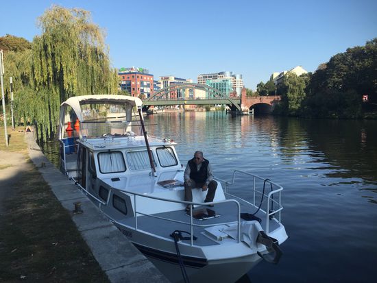 Wieder an der Lessingbrücke