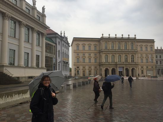 Bisschen geregnet hat es mal