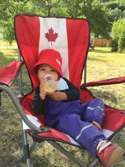 Elisa kann überall chillen