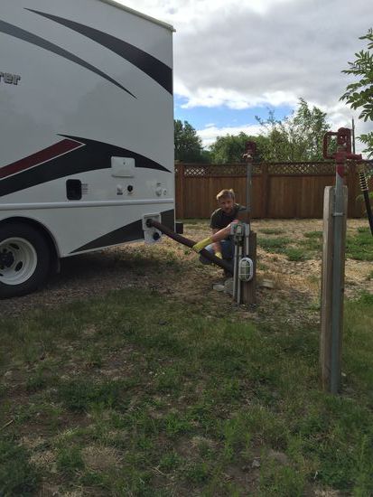 Fertig machen zum abdocken