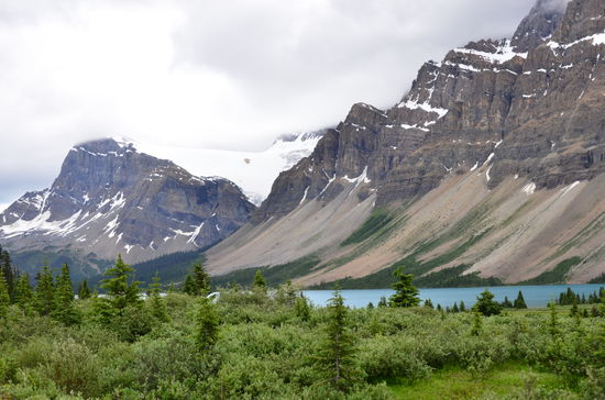 Gletscher, Seen, Berge... so ging das Stunden lang