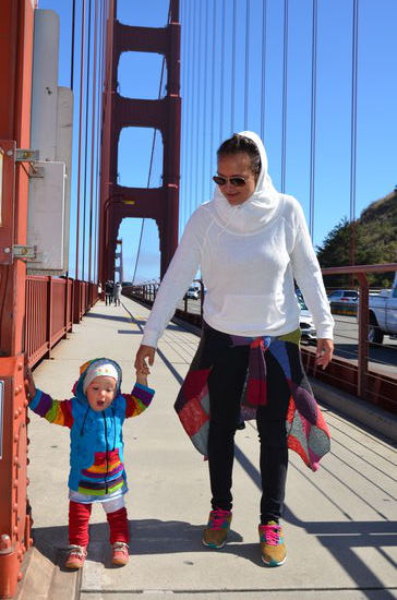 wer kann schon von sich behaubten, einen seiner ersten Schritte auf der Golden Gate Bridge gegangen zu sein??