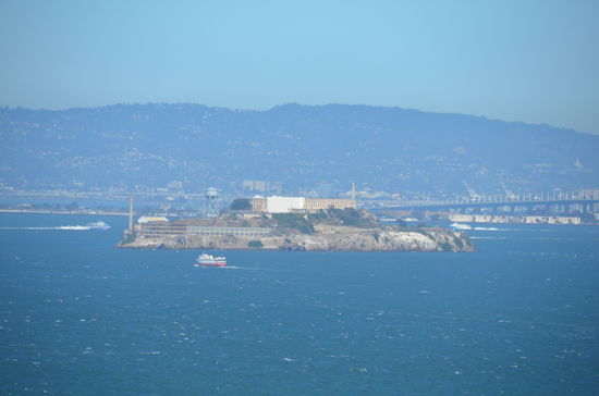 das berühmte ehemalige Gefängnis, Alcatraz