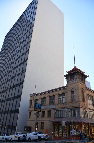 Der Financial-District und Chinatown grenzen direkt aneinander