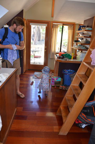 da läuft sie unsere Kleine