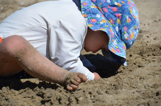 keine Ahnung was die in dem Loch die ganze Zeit gesucht hat, und gebuddelt hat die da drin 