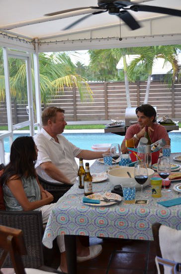 BBQ Abends bei Edwin und Silvia