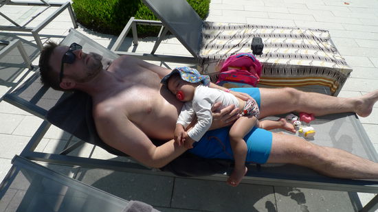 planschen und toben macht einfach müde 