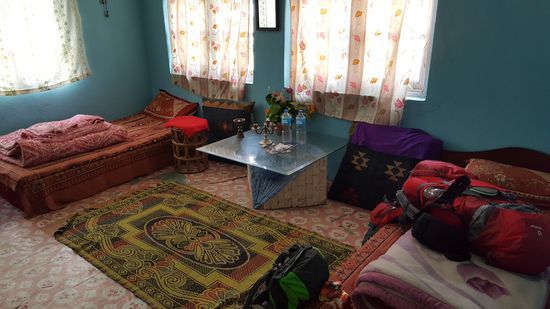 Das ist unser Zimmer.