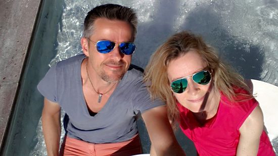 Hier wurde sozusagen den Gästen ein eigenes Wasserloch geschaffen....