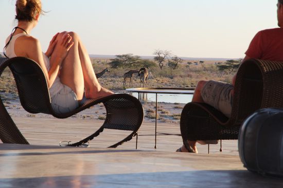 ...wieder zurück im unfassbar schönen "Onguma The Fort"...