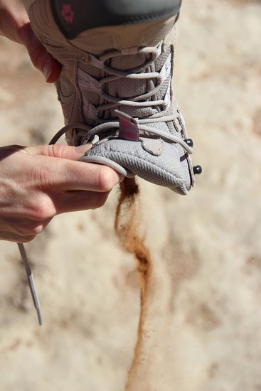 ...nur ein bisschen Sand im Schuh...