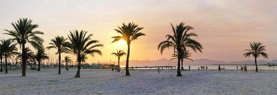 Strand in Palma