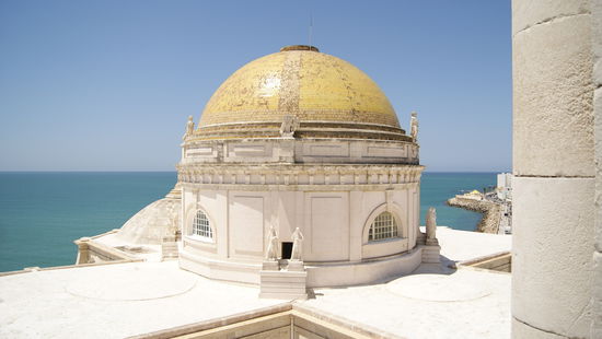 Ausblick von dem Glockenturm auf Cadiz