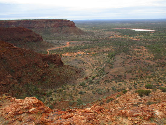 On top of the Kennedy Range
