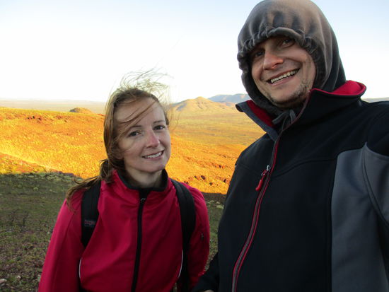 ...aber es war windig und eiskalt...