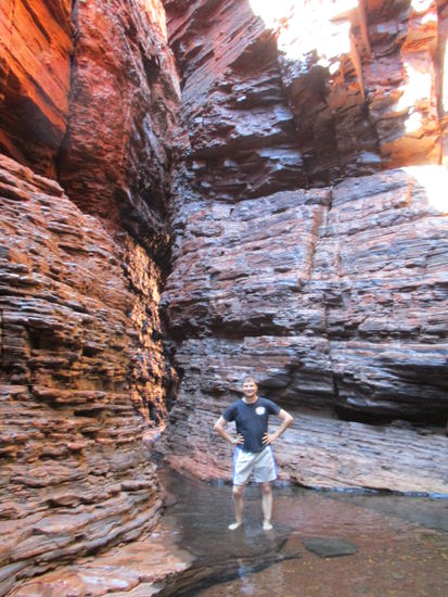 ... tückische und rutschige Ecken meistern...