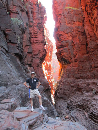 Tief drin im Knox Gorge...