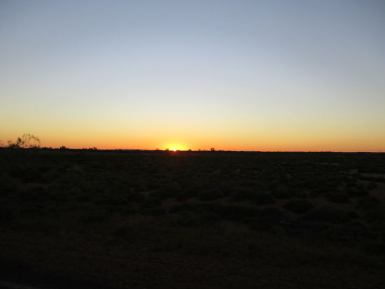 Sunrise im Outback