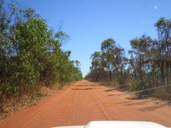 Anfahrt zur Middle Lagoon...