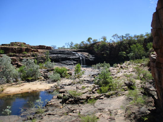 1. Blick auf die Manning Gorge
