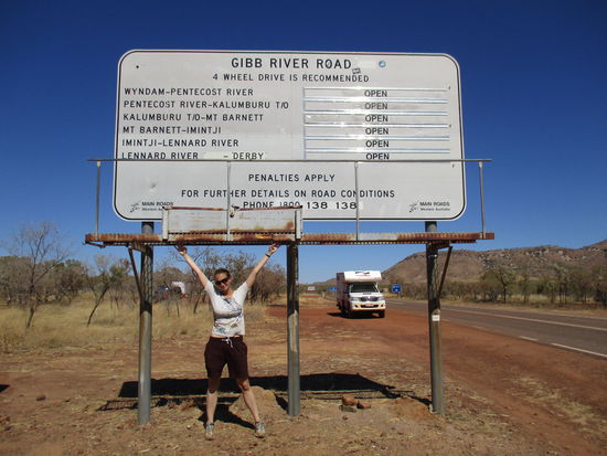 ... und kurz darauf war die Gibb ohne Panne bezwungen 