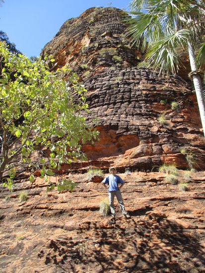 ... von denen ich natürlich einen zumindest teilweise erklimmen musste! 