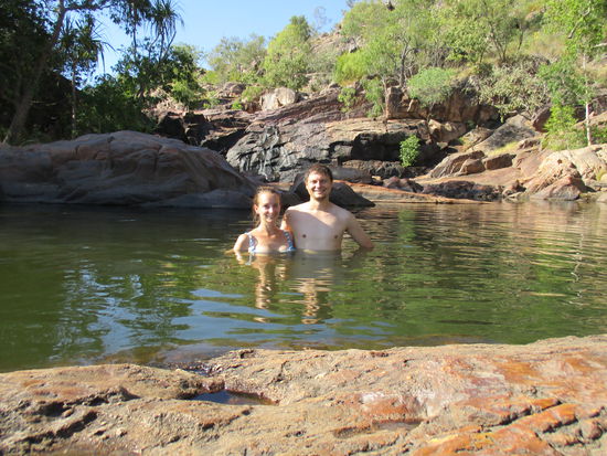 ... und oben im Rock Pool 