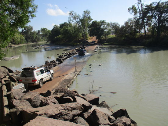 Cahills Crossing - auf der anderen Seite ist Arnhem Land, das man nur mit gesonderter Genehmigung betreten darf...