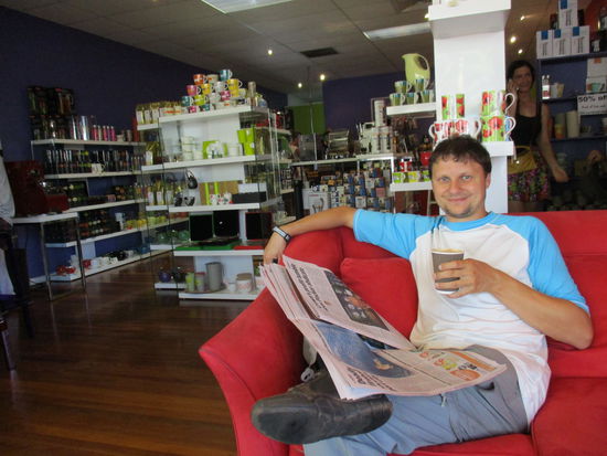 Coffee @ Parap Village Market...