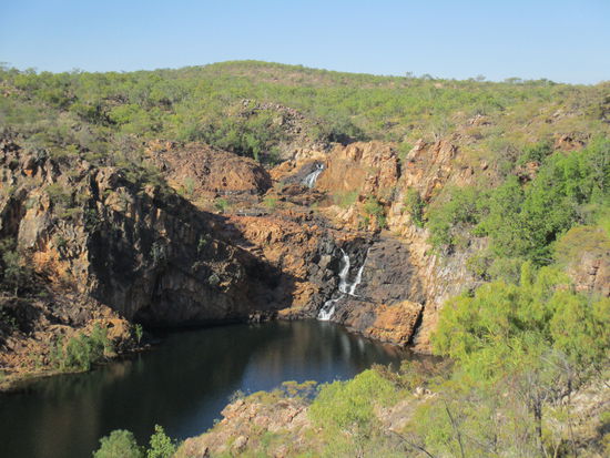 Blick auf den Middle Pool