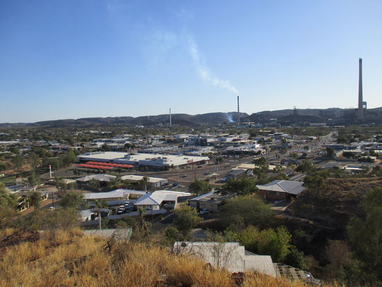 Blick auf Mount Isa vom Lookout