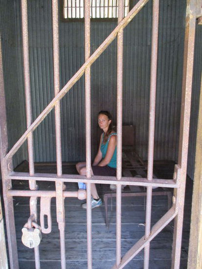 Das alte Gefängnis in Croydon mit einer jungen Gefangenen 