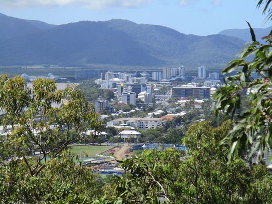 ... und auf die Stadt