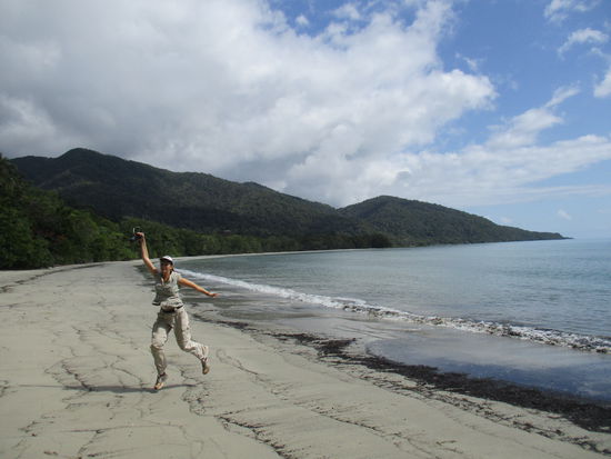 ... und zaghafte Spungversuche... 