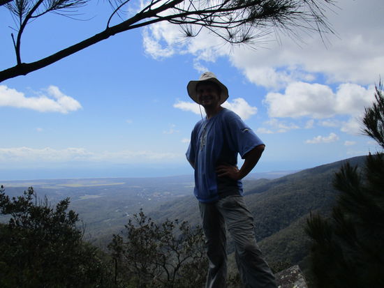 Ausblick von der Paluma Range hinunter zum Meer